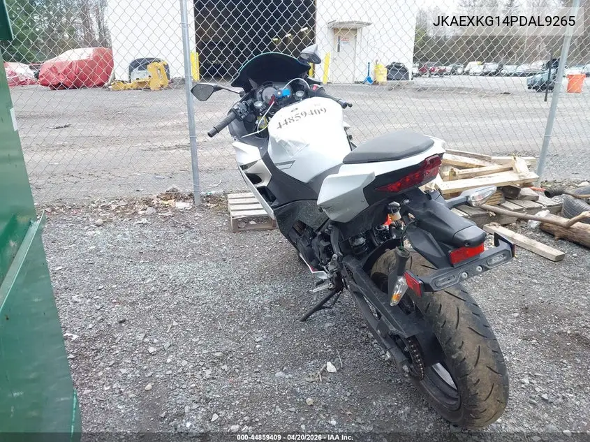 2023 Kawasaki Ex400 VIN: JKAEXKG14PDAL9265 Lot: 44859409