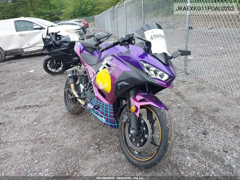 2023 Kawasaki Ex400 VIN: JKAEXKG11PDAL0202 Lot: 45050058