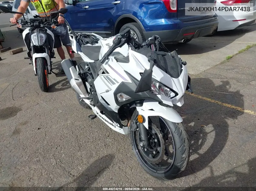 2023 Kawasaki Ex400 VIN: JKAEXKH14PDAR7438 Lot: 45274216