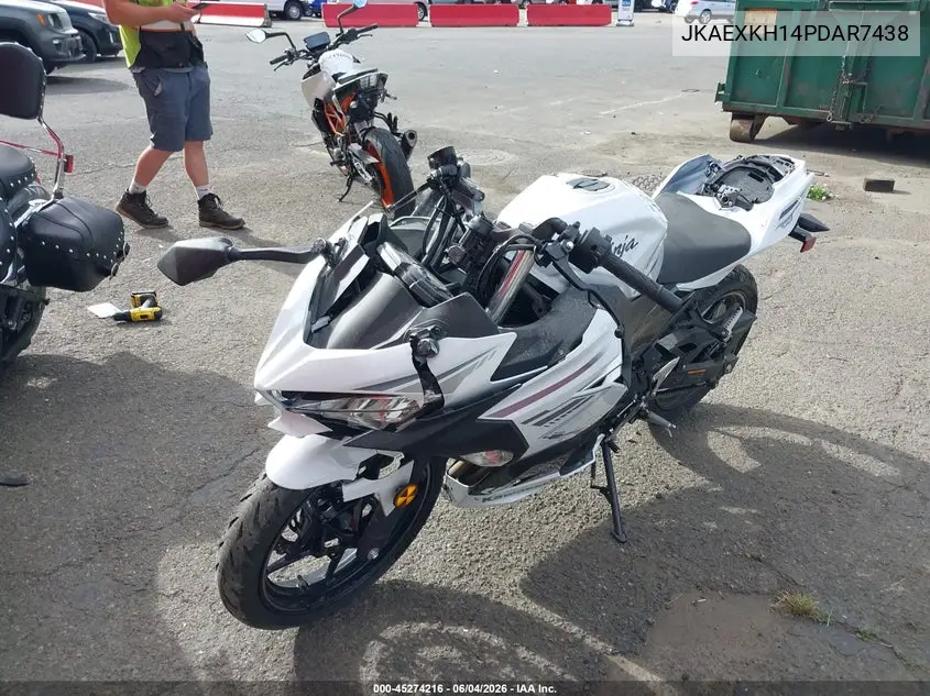 2023 Kawasaki Ex400 VIN: JKAEXKH14PDAR7438 Lot: 45274216