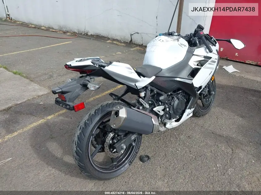 2023 Kawasaki Ex400 VIN: JKAEXKH14PDAR7438 Lot: 45274216