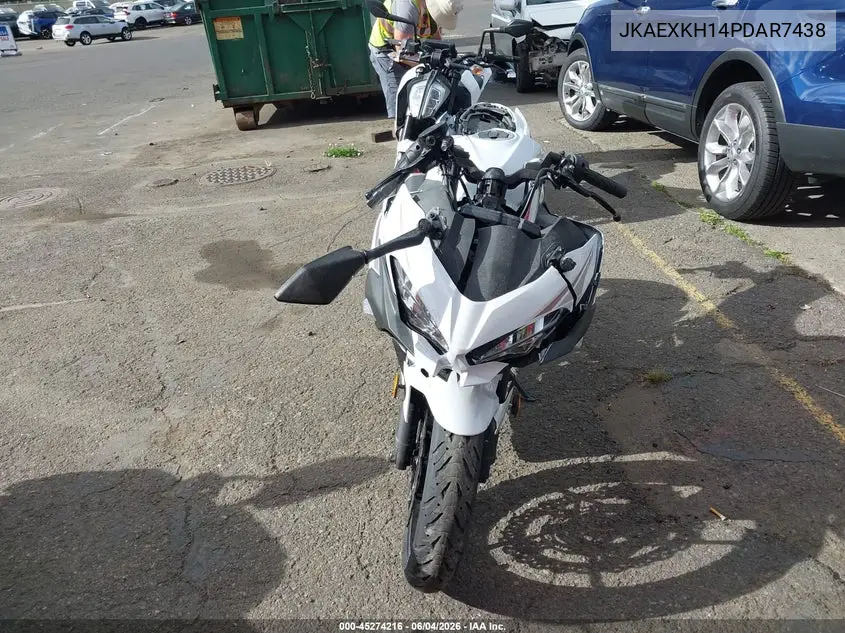 2023 Kawasaki Ex400 VIN: JKAEXKH14PDAR7438 Lot: 45274216
