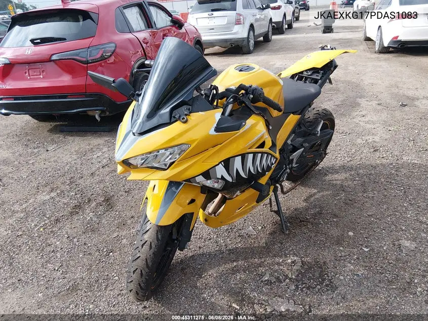 2023 Kawasaki Ex400 VIN: JKAEXKG17PDAS1083 Lot: 45311275