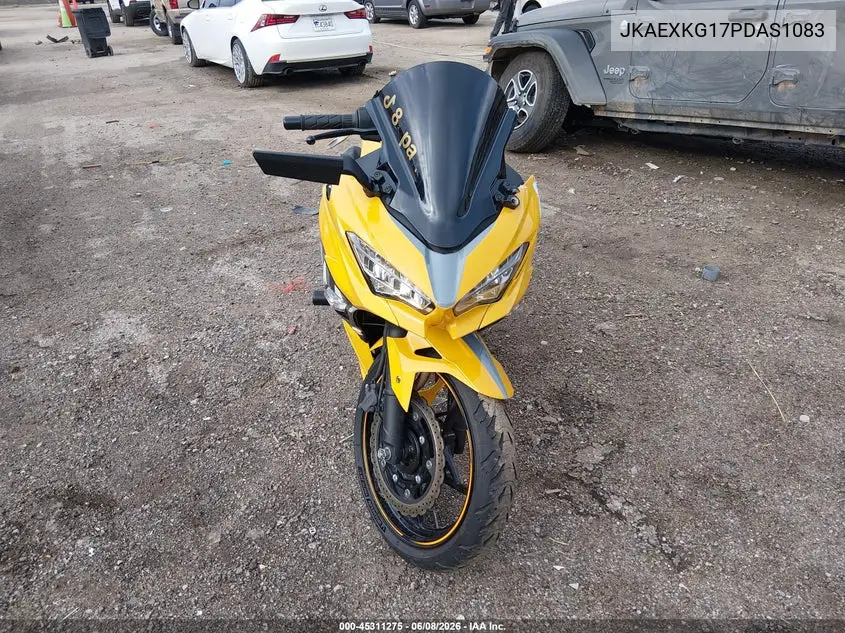 2023 Kawasaki Ex400 VIN: JKAEXKG17PDAS1083 Lot: 45311275