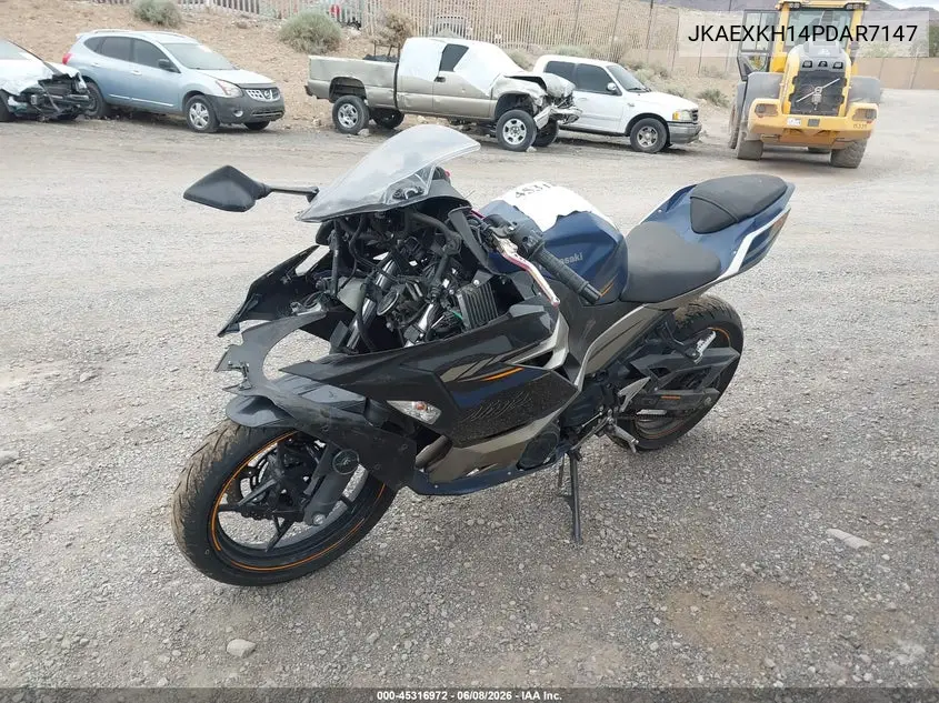 2023 Kawasaki Ex400 VIN: JKAEXKH14PDAR7147 Lot: 45316972