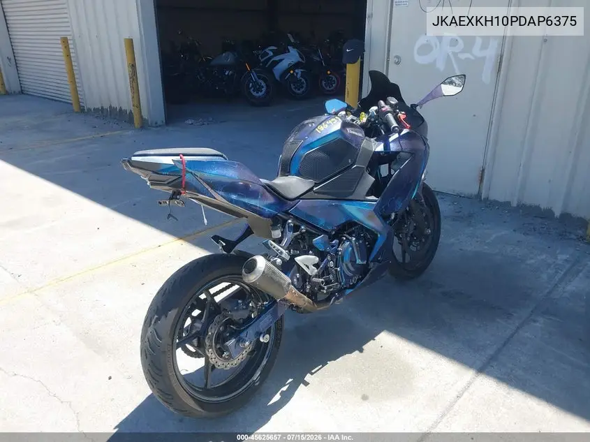 2023 Kawasaki Ex400 VIN: JKAEXKH10PDAP6375 Lot: 45625657