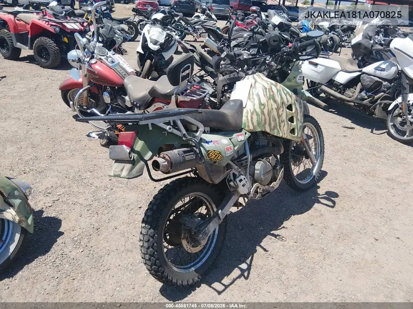 2001 Kawasaki Kl650 A VIN: JKAKLEA181A070825 Lot: 45581745