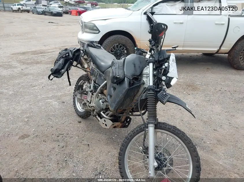2003 Kawasaki Kl650 A VIN: JKAKLEA123DA05120 Lot: 45248122