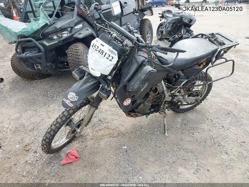 2003 Kawasaki Kl650 A VIN: JKAKLEA123DA05120 Lot: 45248122