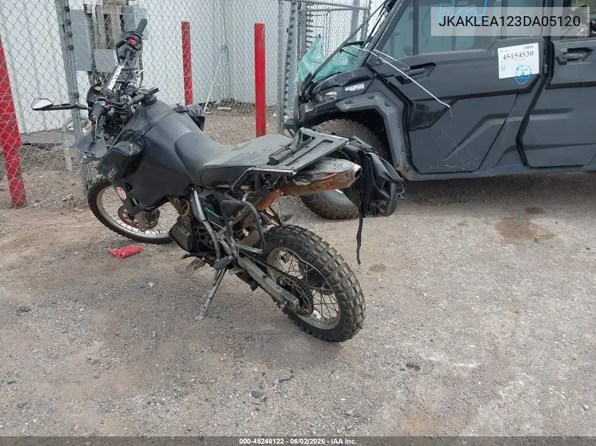 2003 Kawasaki Kl650 A VIN: JKAKLEA123DA05120 Lot: 45248122