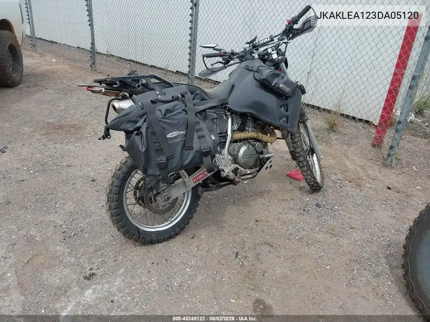 2003 Kawasaki Kl650 A VIN: JKAKLEA123DA05120 Lot: 45248122
