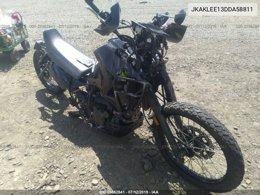 2013 Kawasaki Kl650 E VIN: JKAKLEE13DDA58811 Lot: 25562841