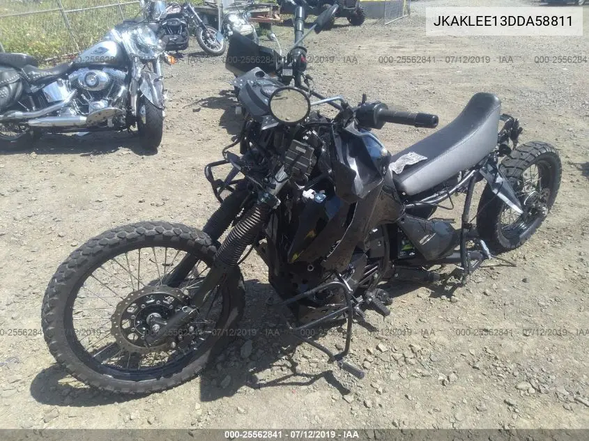 2013 Kawasaki Kl650 E VIN: JKAKLEE13DDA58811 Lot: 25562841