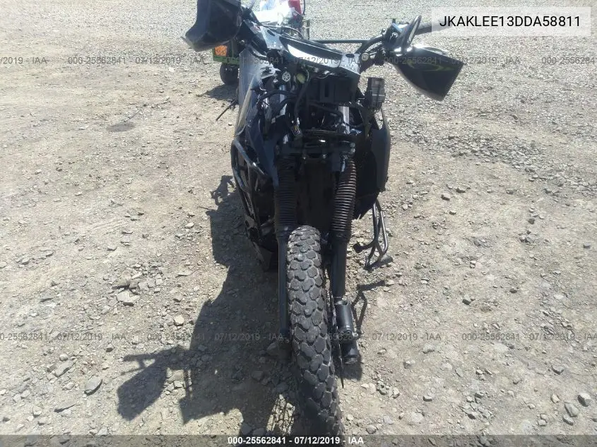 2013 Kawasaki Kl650 E VIN: JKAKLEE13DDA58811 Lot: 25562841