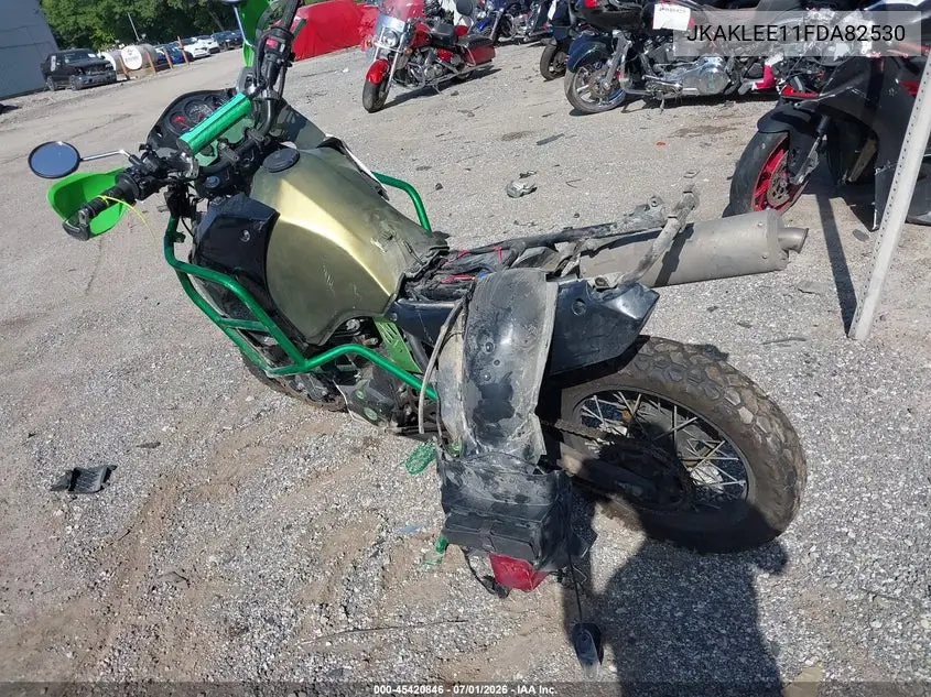 2015 Kawasaki Kl650 E VIN: JKAKLEE11FDA82530 Lot: 45420846