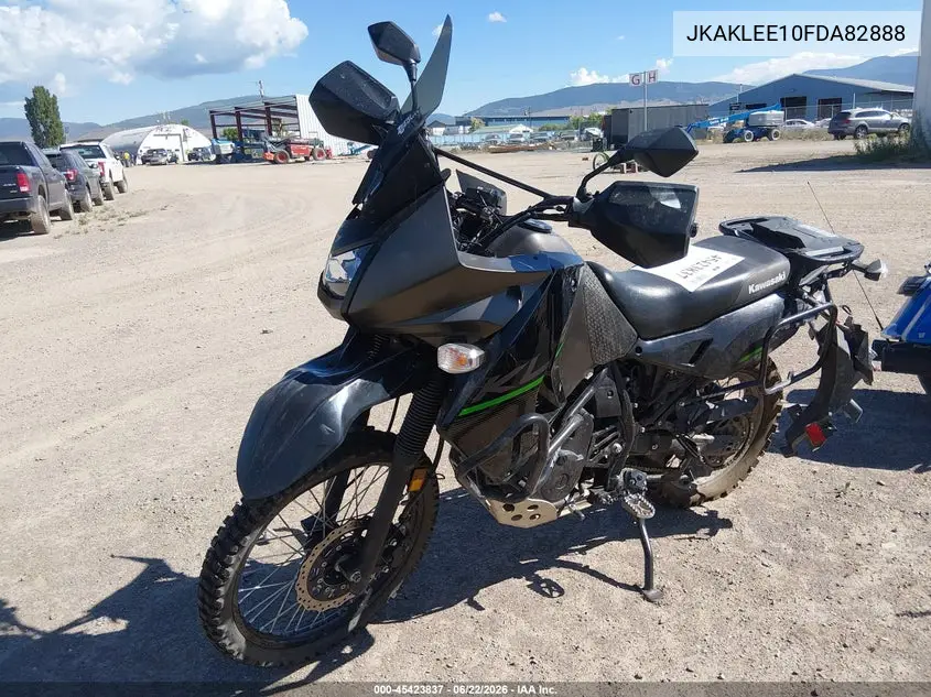 2015 Kawasaki Kl650 E VIN: JKAKLEE10FDA82888 Lot: 45423837