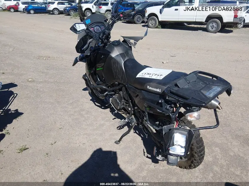 2015 Kawasaki Kl650 E VIN: JKAKLEE10FDA82888 Lot: 45423837
