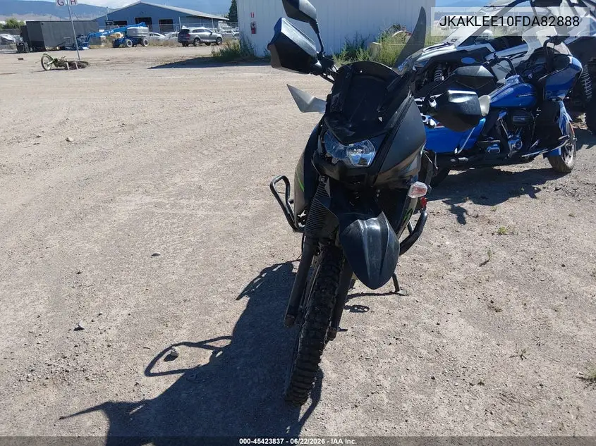 2015 Kawasaki Kl650 E VIN: JKAKLEE10FDA82888 Lot: 45423837