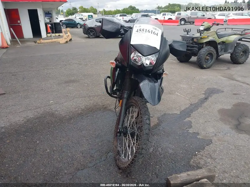 2017 Kawasaki Kl650 E VIN: JKAKLEE10HDA91996 Lot: 45516164