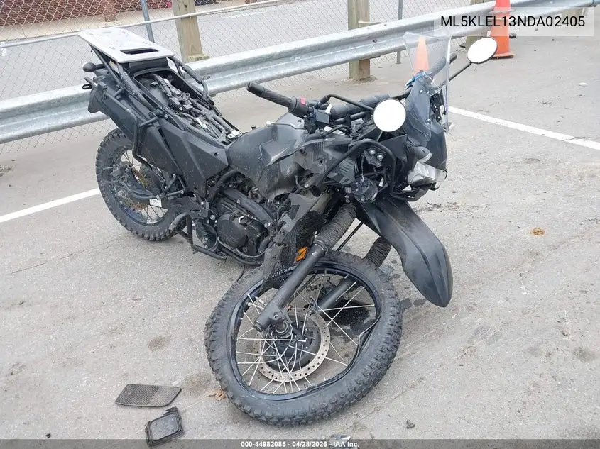 2022 Kawasaki Kl650 L VIN: ML5KLEL13NDA02405 Lot: 44982085