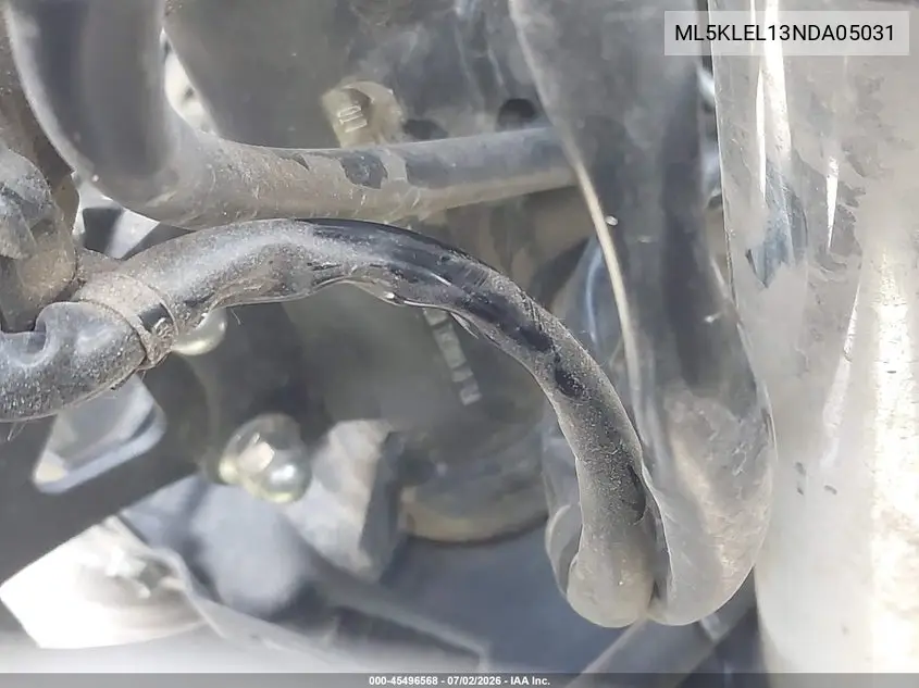 2022 Kawasaki Kl650 L VIN: ML5KLEL13NDA05031 Lot: 45496568