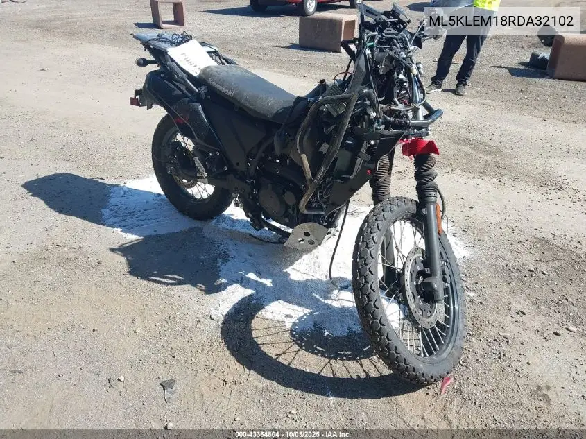2024 Kawasaki Kl650 M VIN: ML5KLEM18RDA32102 Lot: 43364804