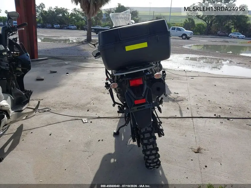 2024 Kawasaki Kl650 H VIN: ML5KLEH13RDA34995 Lot: 45560040