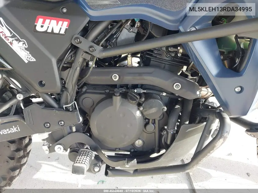 2024 Kawasaki Kl650 H VIN: ML5KLEH13RDA34995 Lot: 45560040