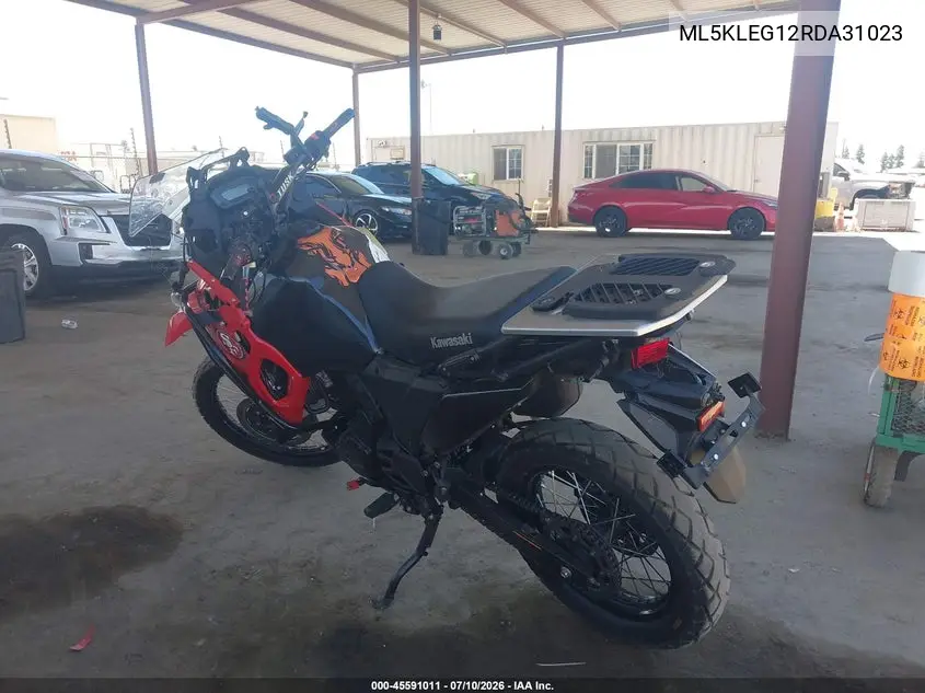 2024 Kawasaki Kl650 G VIN: ML5KLEG12RDA31023 Lot: 45591011