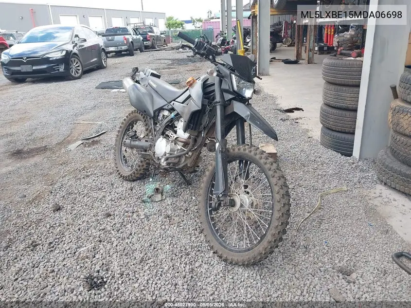 2021 Kawasaki Klx300 E VIN: ML5LXBE15MDA06698 Lot: 45027990