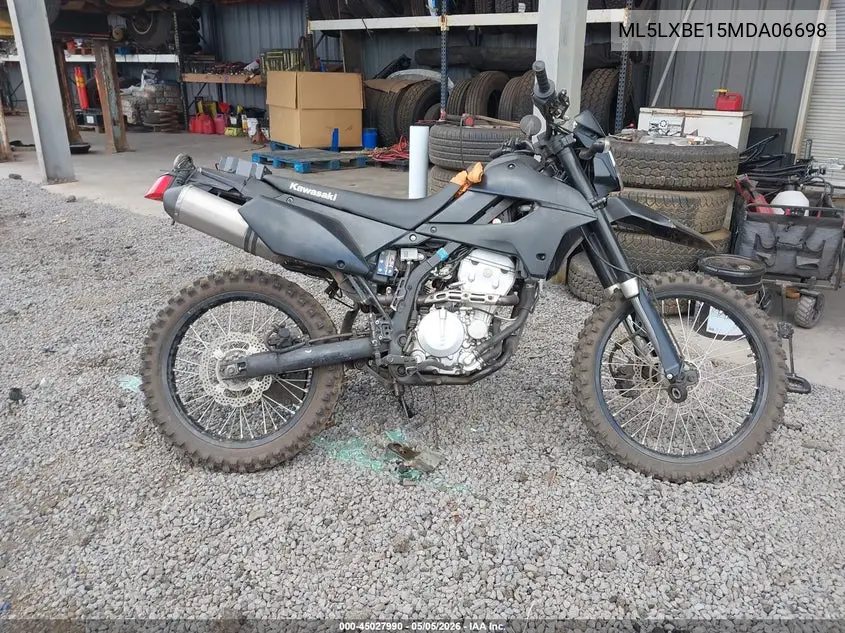 2021 Kawasaki Klx300 E VIN: ML5LXBE15MDA06698 Lot: 45027990