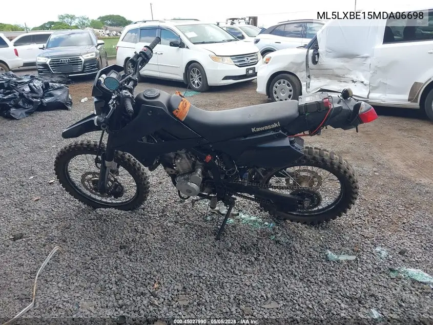 2021 Kawasaki Klx300 E VIN: ML5LXBE15MDA06698 Lot: 45027990