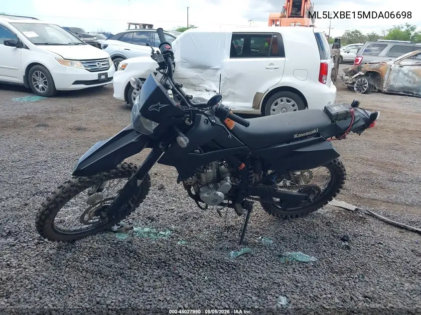 2021 Kawasaki Klx300 E VIN: ML5LXBE15MDA06698 Lot: 45027990
