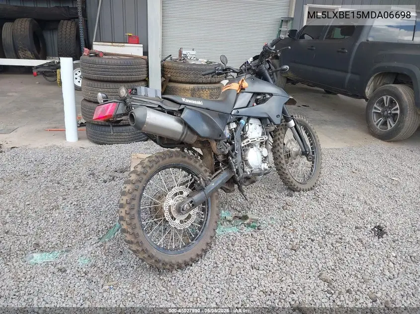 2021 Kawasaki Klx300 E VIN: ML5LXBE15MDA06698 Lot: 45027990