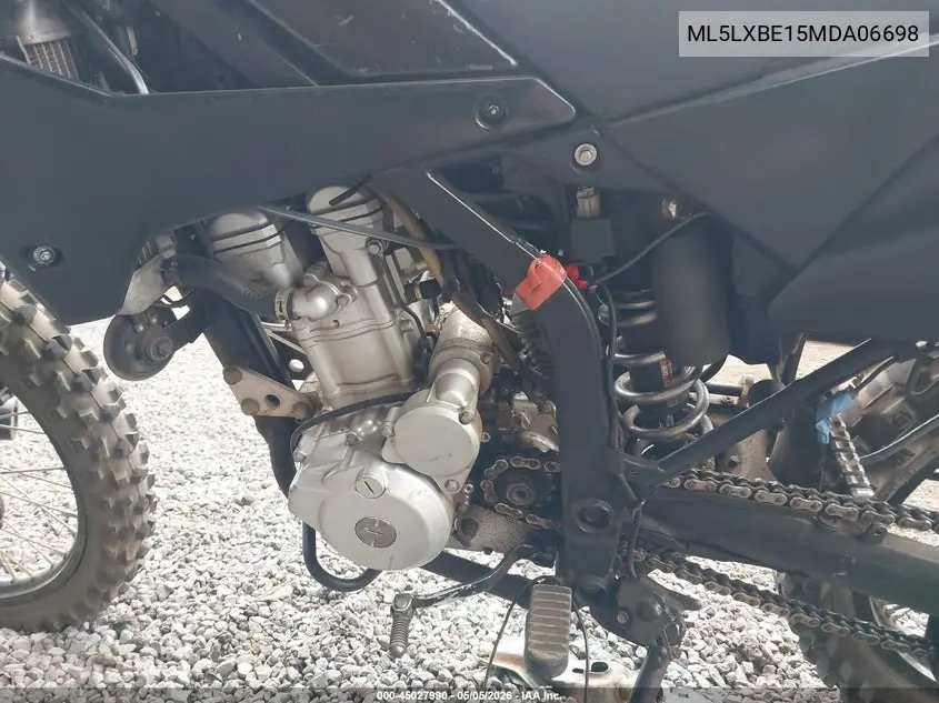 2021 Kawasaki Klx300 E VIN: ML5LXBE15MDA06698 Lot: 45027990
