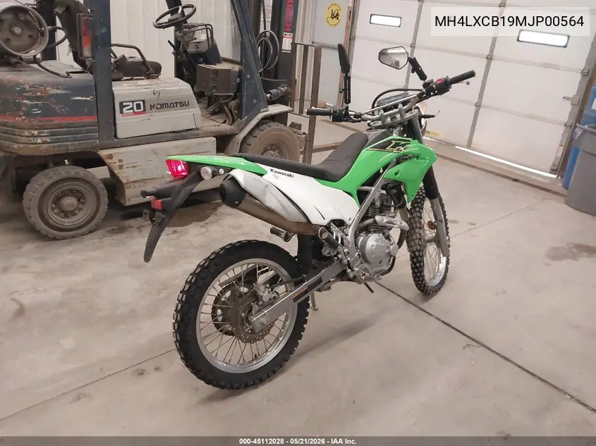 2021 Kawasaki Klx230 B VIN: MH4LXCB19MJP00564 Lot: 45112028