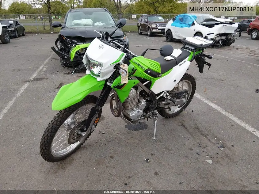 2022 Kawasaki Klx230 G VIN: MH4LXCG17NJP00816 Lot: 44904030