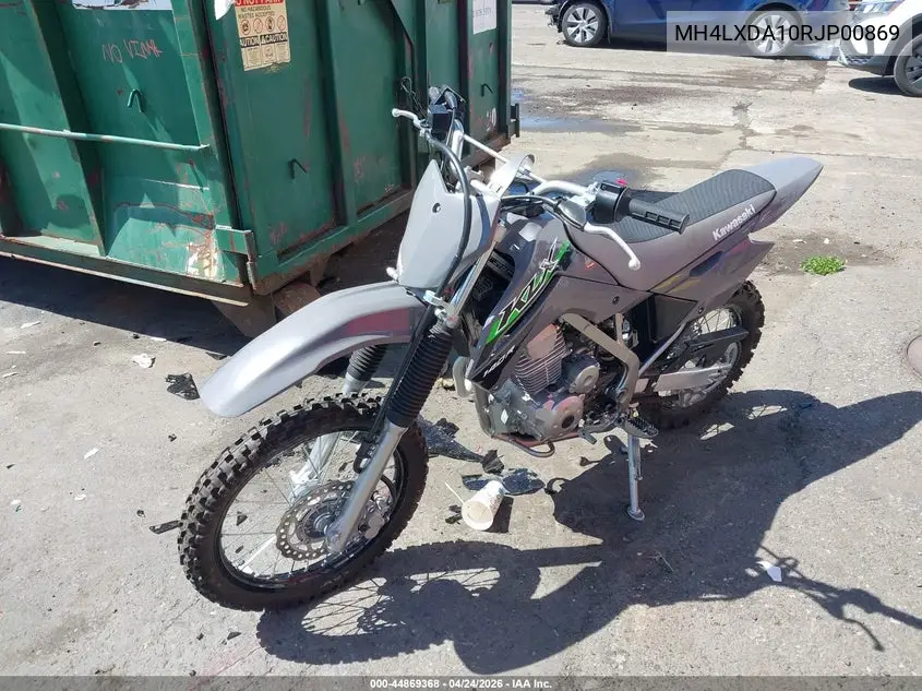 2024 Kawasaki Klx140 C VIN: MH4LXDA10RJP00869 Lot: 44869368