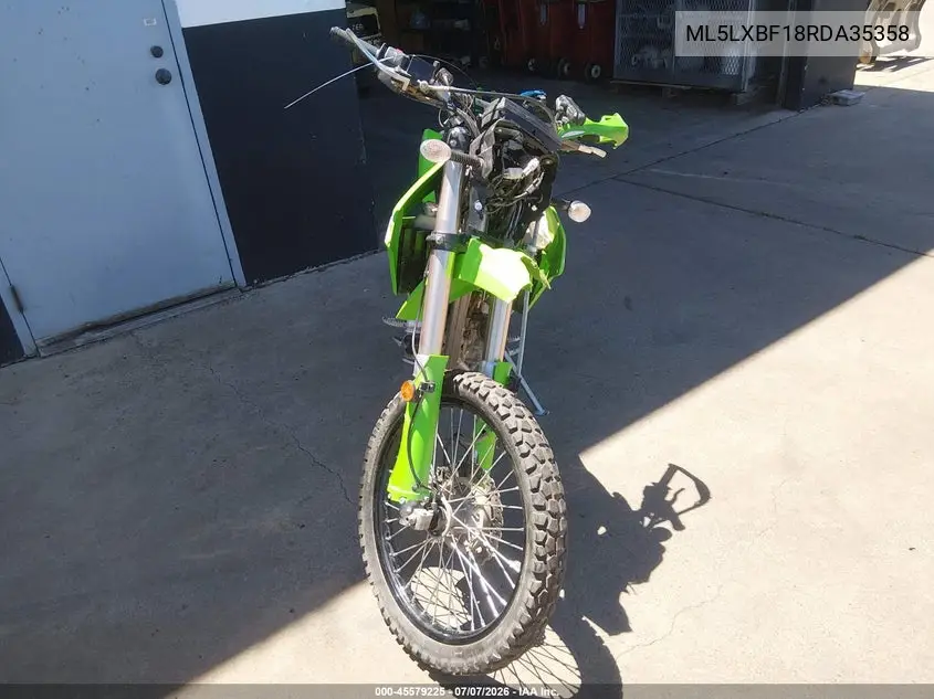 2024 Kawasaki Klx300 F VIN: ML5LXBF18RDA35358 Lot: 45579225