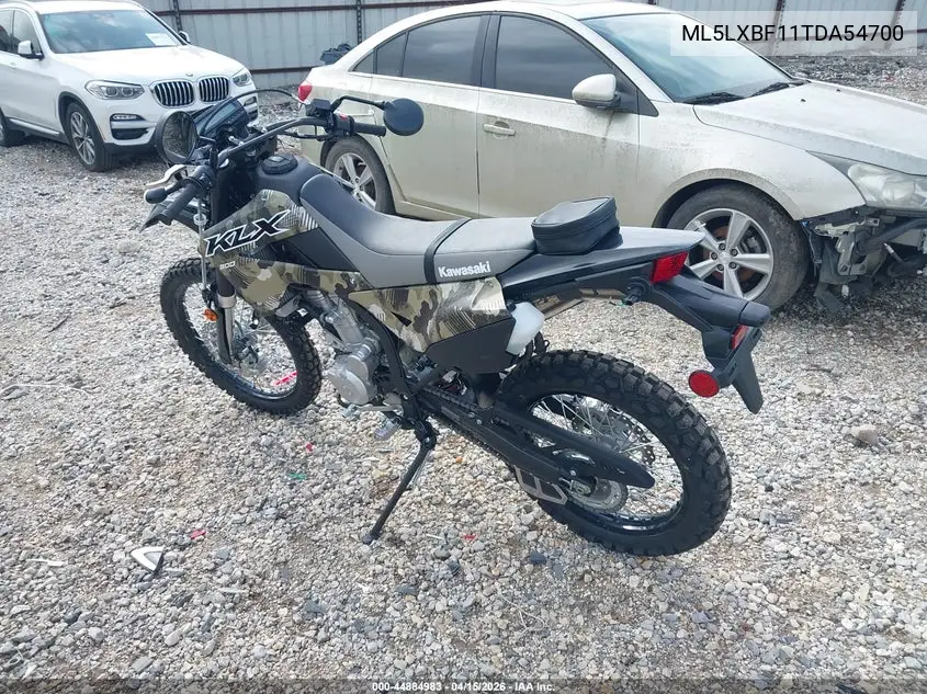 2026 Kawasaki Klx300 F VIN: ML5LXBF11TDA54700 Lot: 44884983