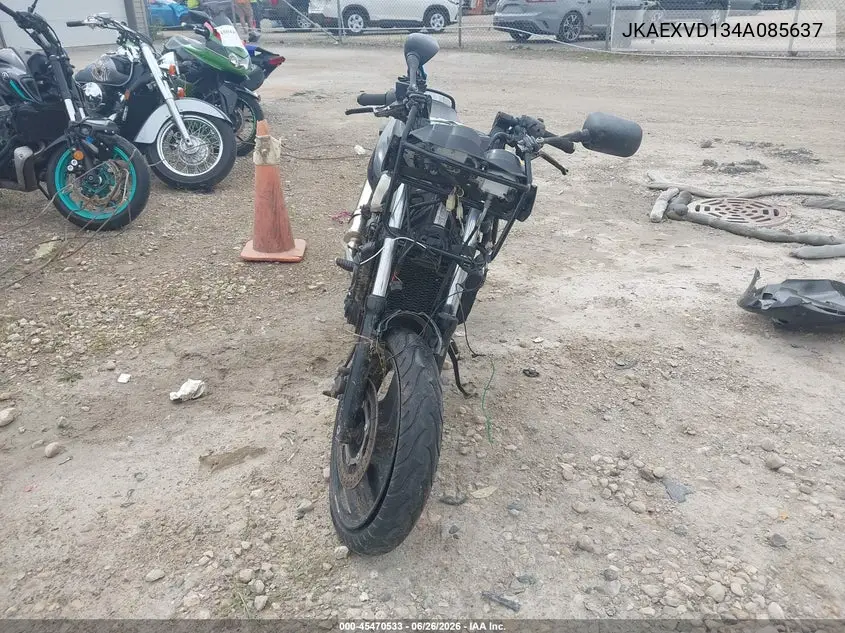 2004 Kawasaki Ex500 D VIN: JKAEXVD134A085637 Lot: 45470533