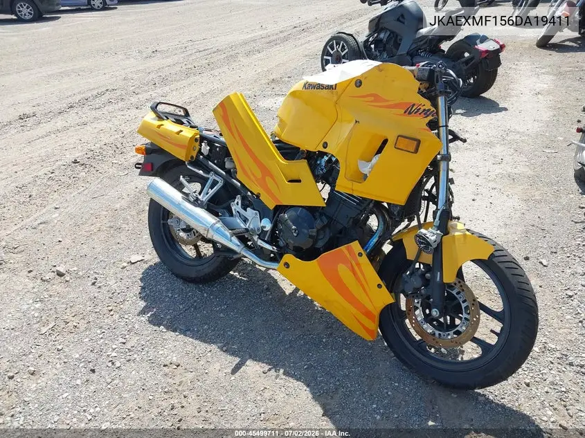 2006 Kawasaki Ex250 F VIN: JKAEXMF156DA19411 Lot: 45499711
