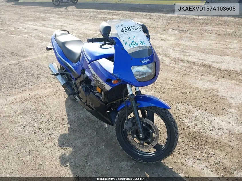 JKAEXVD157A103608 2007 Kawasaki Ex500 D