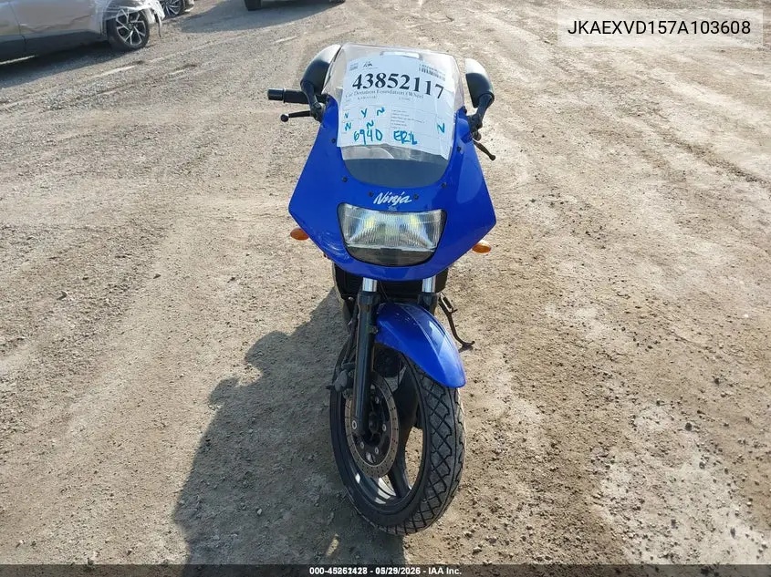 JKAEXVD157A103608 2007 Kawasaki Ex500 D