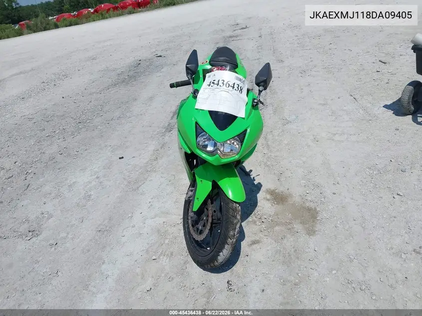 2008 Kawasaki Ex250 J VIN: JKAEXMJ118DA09405 Lot: 45436438