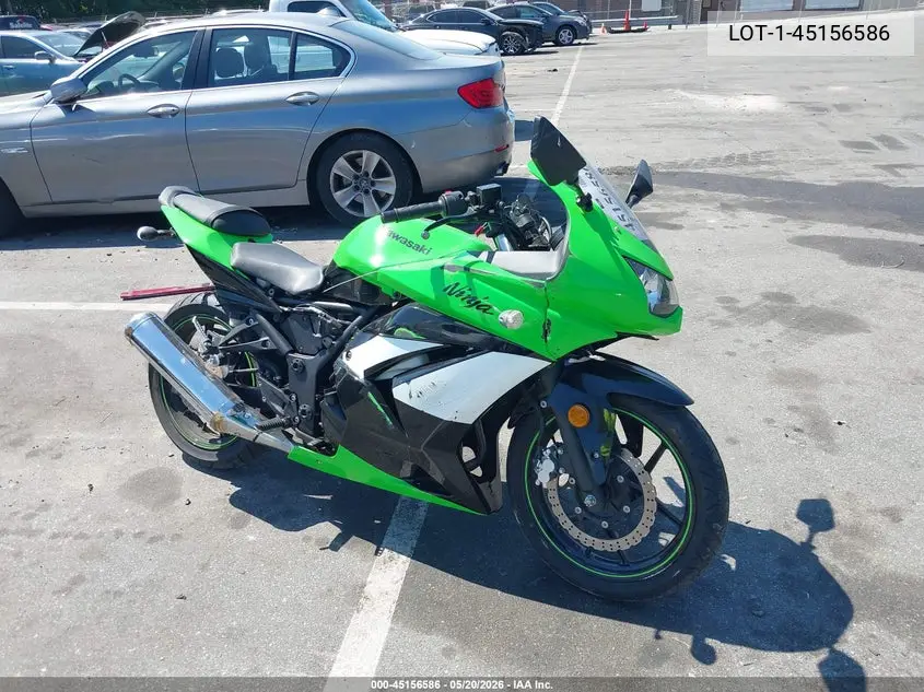 2009 Kawasaki Ex250 J VIN: JKAEXMJ169DA35547 Lot: 45156586