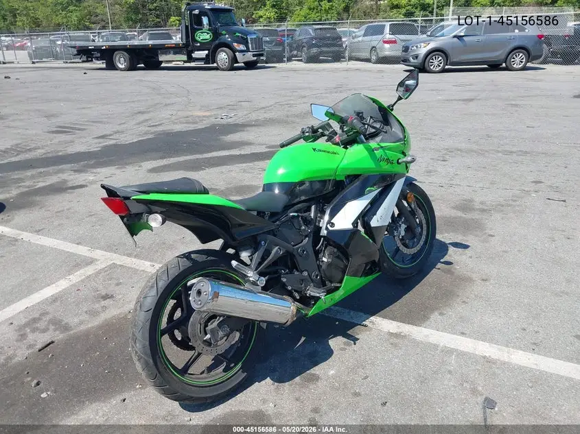 2009 Kawasaki Ex250 J VIN: JKAEXMJ169DA35547 Lot: 45156586
