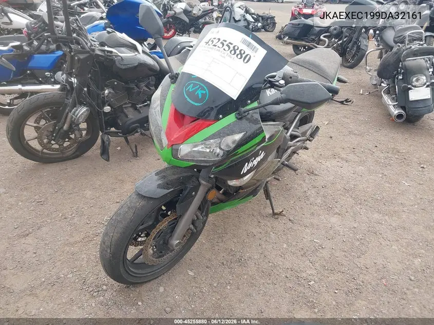 2009 Kawasaki Ex650 C VIN: JKAEXEC199DA32161 Lot: 45255880