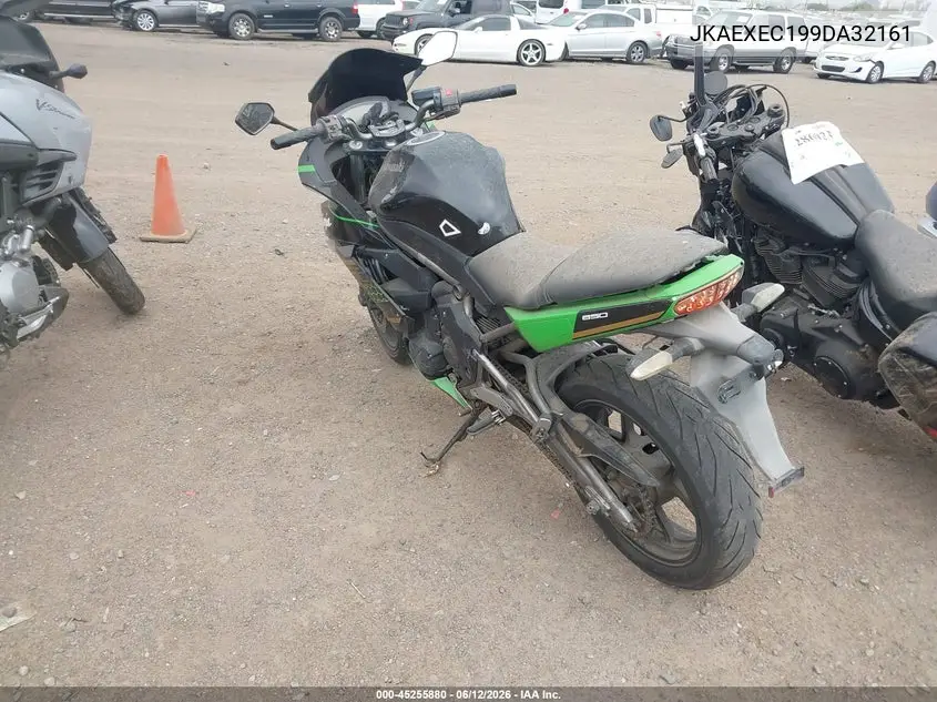 2009 Kawasaki Ex650 C VIN: JKAEXEC199DA32161 Lot: 45255880