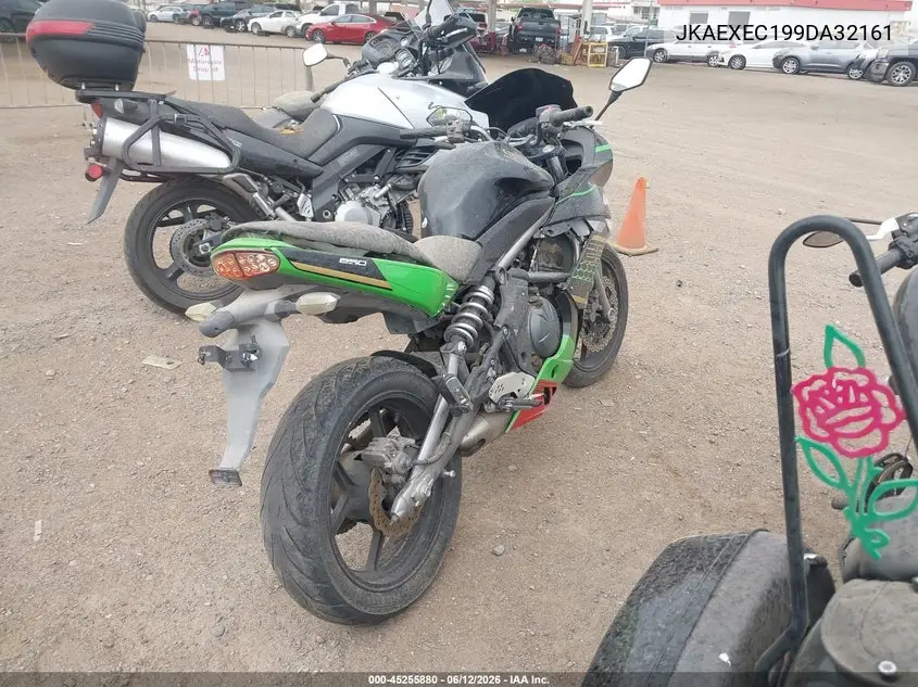 2009 Kawasaki Ex650 C VIN: JKAEXEC199DA32161 Lot: 45255880